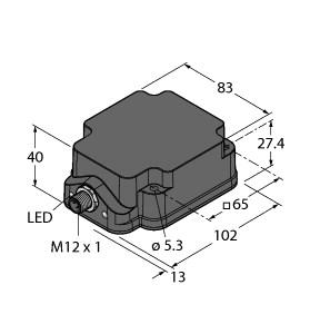 TURCK 1625921 / NI75U-Q80WD-VP6X2-H1141/F2 Inductive Sensors