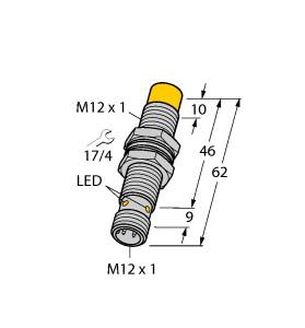 TURCK 4611389 / NI8-M12E-VP6X-H1141 Inductive Sensors