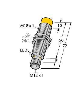TURCK 4611238 / NI8-M18E-AN6X-H1141 Inductive Sensors