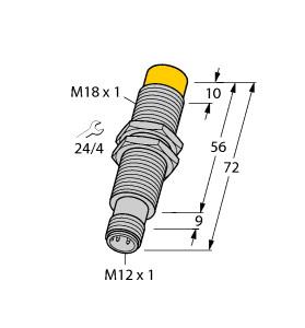 TURCK 1536302 / NI8-M18E-LIU-H1141 Inductive Sensors
