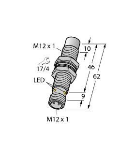 TURCK 1644242 / NI8U-MT12-AP6X-H1141/S395 Inductive Sensors