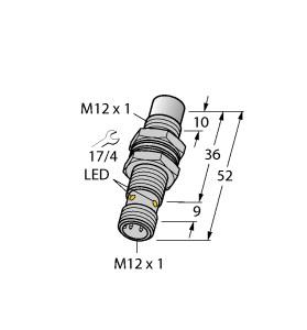 TURCK 1644292 / NI8U-MT12-AP6X2-H1141/S1589 Inductive Sensors