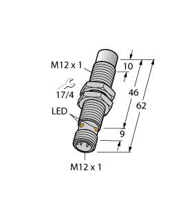 TURCK 1644248 / NI8U-MT12E-AN6X2-H1141 Inductive Sensors