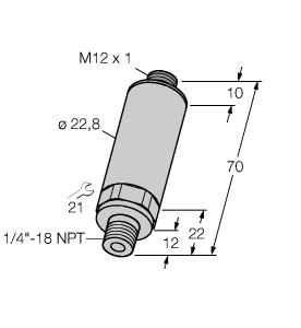 TURCK 6831455 / PT-30HG-13-LI3-H1131 Pressure Sensors