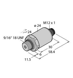 TURCK 100001197 / PT1000PSIG-2021-I2-H1143/X Pressure Sensors