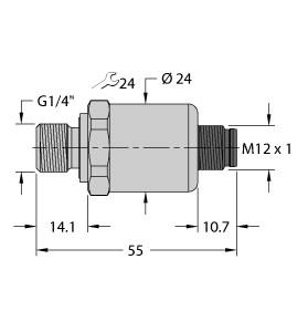 TURCK 6839503 / PT10A-1004-U1-H1143/X Pressure Sensors
