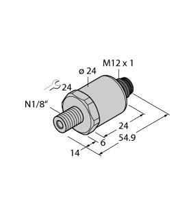TURCK 6837534 / PT130PSIV-1014-I2-H1141 Pressure Sensors