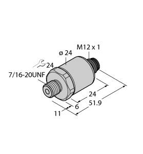 TURCK 6837488 / PT150PSIG-1005-I2-H1143 Pressure Sensors