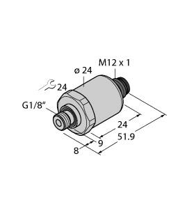 TURCK 100028555 / PT1VR-1013-IOL-H1141 Pressure Sensors