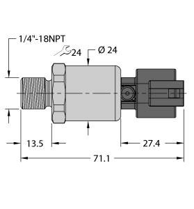 TURCK 100021756 / PT200PSIG-1103-U6-DT043P Pressure Sensors