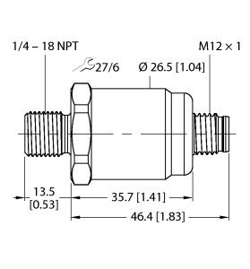 TURCK 100004639 / PT2PSIV-1503-I2-H1143/D840 Pressure Sensors