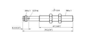 TURCK 100003158 / RU10U-M08-UN8X-V1141 Ultrasonic Sensors