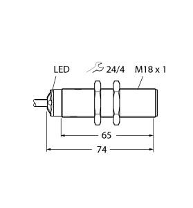 TURCK 100000747 / RU50U-S18-LI8X Ultrasonic Sensors