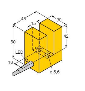 TURCK 1605001 / SI15-K30-AP6X Inductive Sensors