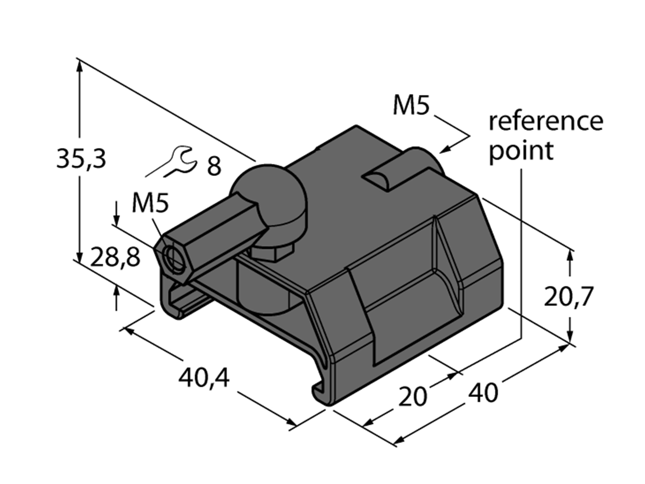 TURCK Q-track Series Positioning Element