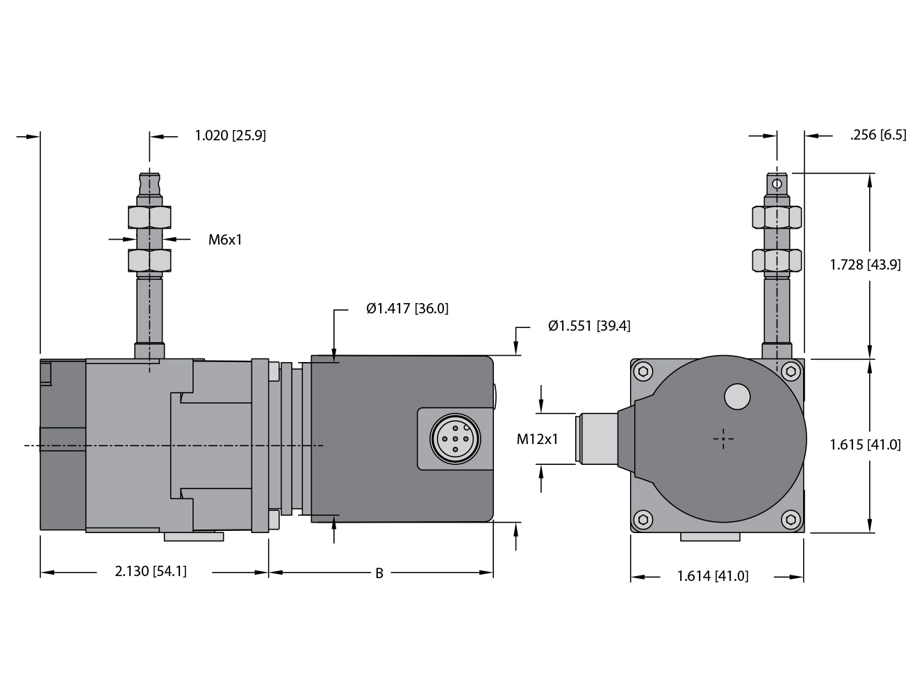 TURCK DW55 Absolute Mini Series Draw Wire Position Sensor