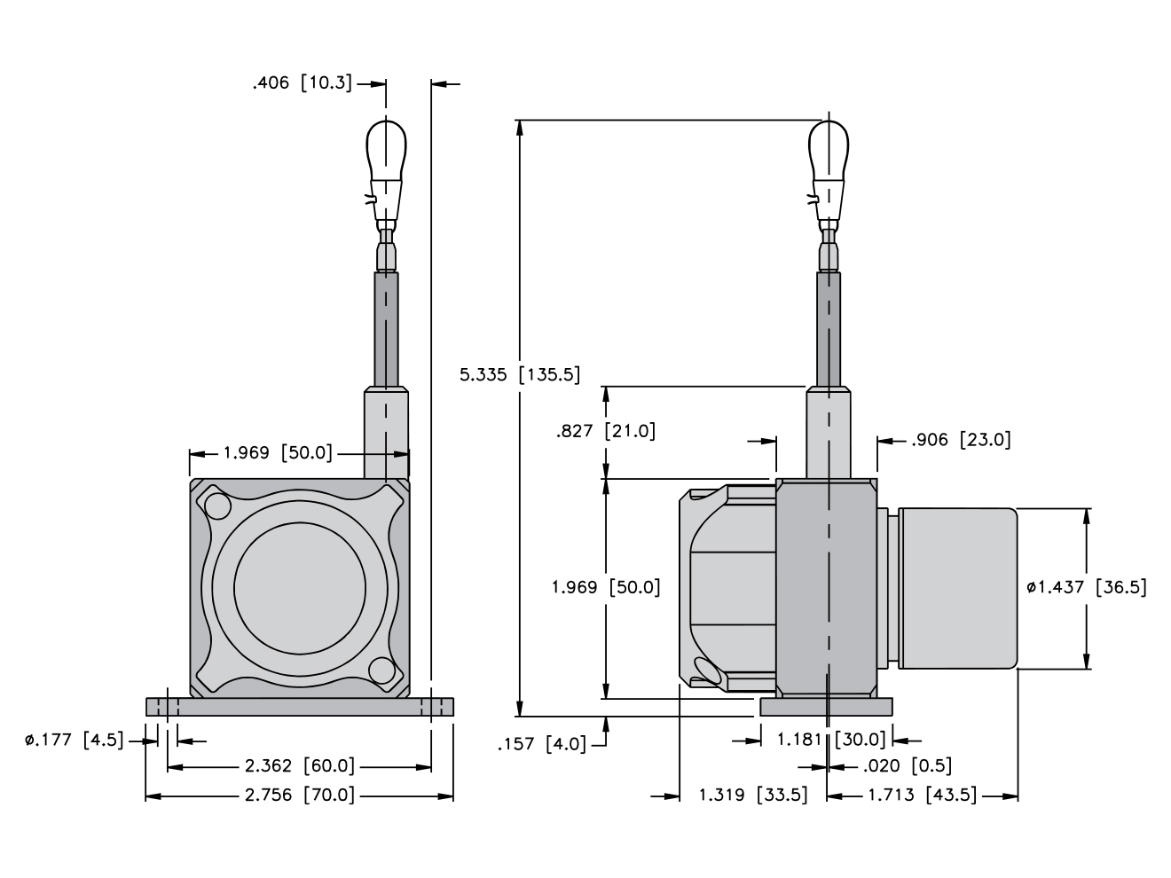 TURCK DW70 Incremental Series Draw Wire Position Sensor