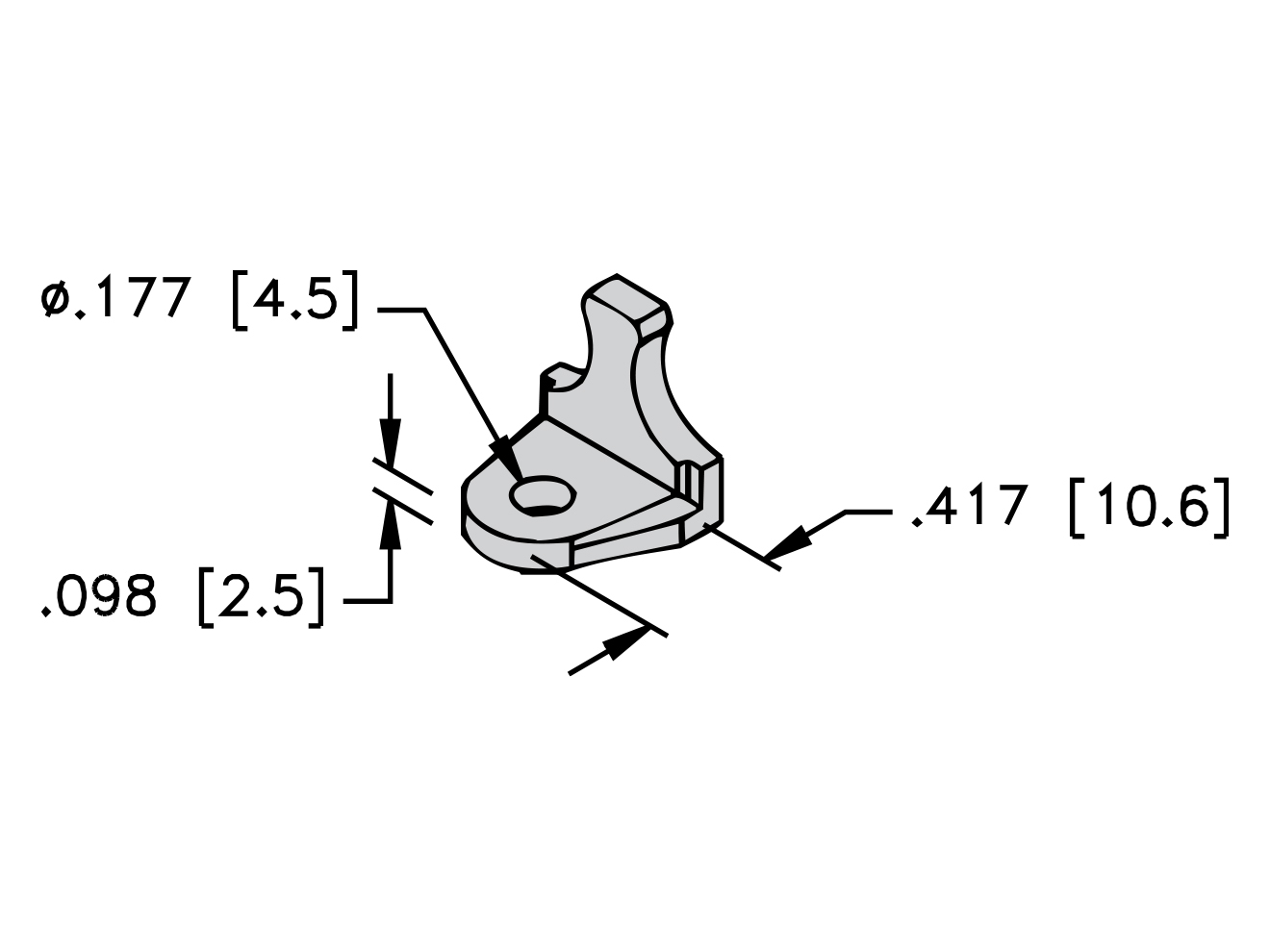 TURCK Q-track Series Mounting Accessory